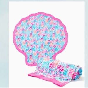 Lilly Pulitzer shell beach towel